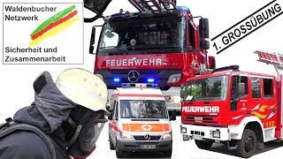 Netzwerk Waldenbuch Steinenbronn 1GROSSÜBUNG  Feuerwehr DRK HAKA RITTER SPORT [upl. by Barbarese]