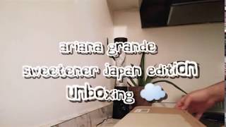 ARIANA GRANDE SWEETENER JAPAN EDITION UNBOXING [upl. by Acinemod]