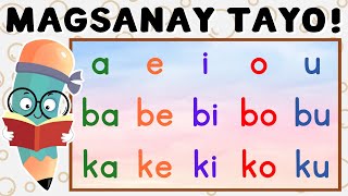 Unang Hakbang sa Pagbasa  ABAKADA  Kinder Grade 1  Teaching Mama [upl. by Connelley]