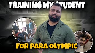 Training my student for the Para Olympics  Bhaskar Powerlifting [upl. by Guild]