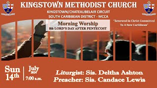 Kingstown Methodist Church Sunday Morning Worship Service July 14th 2024 at 700 AM [upl. by Aicillyhp]