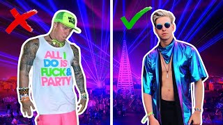 3 Easy Summer Outfits Men’s EDM Festival amp Rave Lookbook [upl. by Penhall]