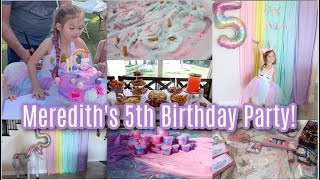 Merediths 5th Birthday Party Unicorn Party Prep Easy Ways to Elevate A Party amp Have Fun [upl. by Arten701]