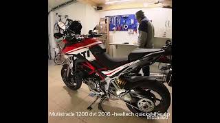 Healtech quickshifter easy su multistrada 1200 dvt installazione [upl. by Ttergram]