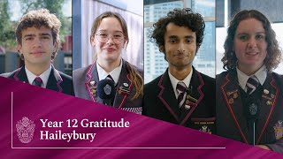 Haileybury  Year 12 Gratitude [upl. by Dubenko320]