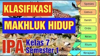 Klasifikasi Makhluk Hidup Kelas 7 [upl. by Dugan]