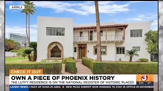 Historic Uptown Phoenix home on the market for 225 million [upl. by Teri]