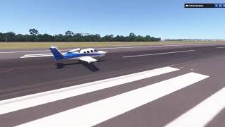 Cirrus Vision jet landing at Brisbane Australia [upl. by Aenotna552]