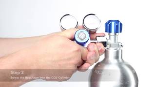 CO2Art Aquarium Dual Stage Regulator Installation Tutorial [upl. by Vassell]