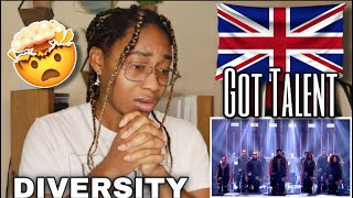 AMERICAN REACTS TO DIVERSITYS BLM PERFOMANCES ON BRITAINS GOT TALENT WOW Favour [upl. by Seroled479]