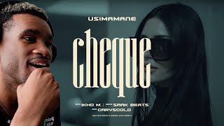 Mansa reacts to Usimamane  Cheque Official Music Video [upl. by Atiker]