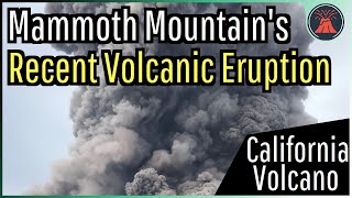 The Recent Volcanic Eruption at Mammoth Mountain in California [upl. by Aihsekel]