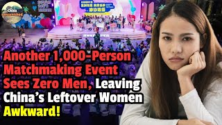 Another 1000Person Matchmaking Event Sees Zero Men Leaving Chinas Leftover Women Awkward [upl. by Alage697]