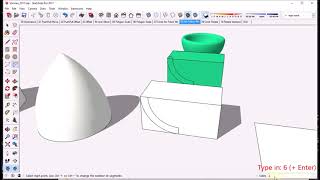 Sketchup 2017 Vormen  Vorm 8 [upl. by Merideth]