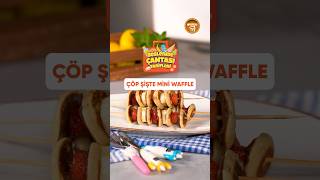 Çöp Şişte Mini Waffle Tarifi migrostv okuladönüş shorts tarif [upl. by Henryson]