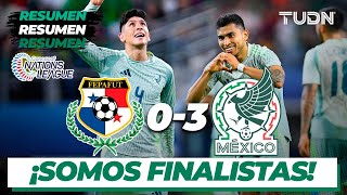 Resumen y goles  Panamá 03 México  CONCACAF Nations League 2024  Semis  TUDN [upl. by Oaht]