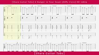 Share Guitar Tabs A Hunger In Your Haunt Biffy Clyro HD 1080p [upl. by Derk62]