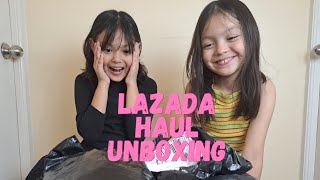 Lazada Haul UnboxingFirst Video after long timeWe are back❤️❤️❤️ [upl. by Raji650]