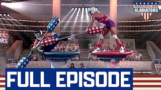 Gladiator Laser Absolutely Decimates In Joust  American Gladiators  Full Episode  S02E01 [upl. by Potter]