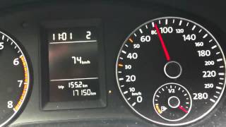 Test VW Jetta 12 TSI 105 PS 0100 kmh Beschleunigung [upl. by Eilatan]