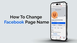 How To Change Facebook Page Name [upl. by Egiedan412]