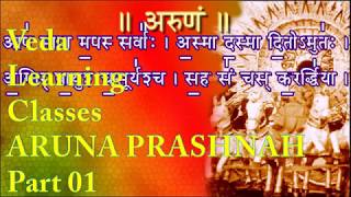 Learn Aruna PrashnaH Part 01 Veda Classes [upl. by Ahcas]