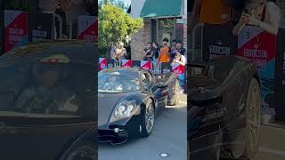 Horacio Pagani driving his creation elchanojose [upl. by Hannahs]