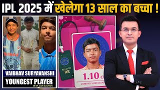 IPL Auction Who is Vaibhav Suryavanshi A 13yearold from Bihar sold to RR for 110 CR [upl. by Chandless]