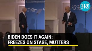 Joe Biden appears lost on stage after address Americans call it embarrassing  Watch [upl. by Sakiv345]