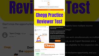 Chegg Reviewer Test  Become a Reviewer  New Reviewer opportunity 💥🔥 chegg reviewer cheggreview [upl. by Gonzales]