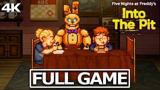 FIVE NIGHTS AT FREDDYS INTO THE PIT Full Gameplay Walkthrough  No Commentary【Full Game】4K Ultra HD [upl. by Alegnad934]