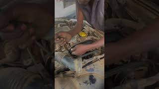 Pro shows how to fix cranshaft and engine belt [upl. by Sully745]