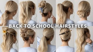 10 CUTE BACK TO SCHOOL HAIRSTYLES 2024 ❤️ [upl. by Guillaume564]