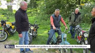 RENCONTRE  Balade aux guidons de modèles mythiques de Motobécane [upl. by Ozzy]