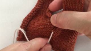 Vertical to Horizontal Mattress stitch [upl. by Nosnirb]