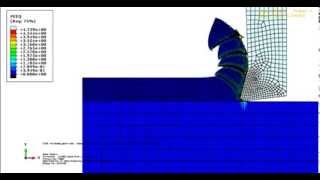 orthogonal Cutting Serration Chips [upl. by Ogden]