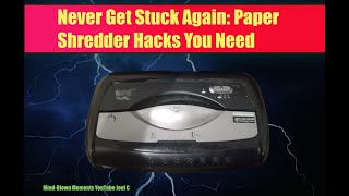 Ultimate DIY Paper Shredder Hack for Efficient Shredding [upl. by Larrie]