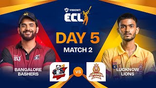 ECL  Match 11  Bangalore Bashers vs Lucknow Lions  Abhishek Malhan vs Anurag Dwivedi [upl. by Aicad]