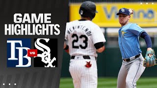 Rays vs White Sox Game Highlights 42824  MLB Highlights [upl. by Annabela976]