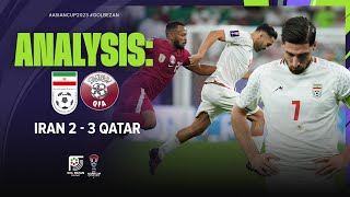 Analysis Iran 2  3 Qatar  2023 AFC Asian Cup [upl. by Ecinreb]