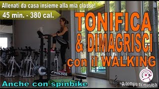 Walking allenamento a circuito totalbody anche con tapis roulant e spinbike [upl. by Nerissa55]