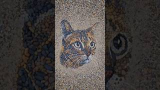 Stray 4 2024 Impermanent artwork using found stones by Justin Bateman landart mosaic [upl. by Ahseekat875]