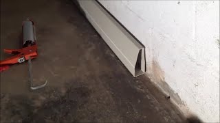 Interior Drainage System for DIY Basement Waterproofing [upl. by Atsahc348]