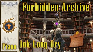 Old Sharlayan Library Forbidden Archive Theme  quotInk Long Dryquot Piano  FFXIV Endwalker Music FFXIV [upl. by Sherlock3]