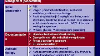 Toxicity of organophosphorus 3rd year toxicology [upl. by Aohsoj]