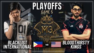 BLACKLIST INTERNATIONAL VS BTK  PLAYOFFS  GAME 5  M3 WORLD CHAMPIONSHIP [upl. by Acirret]