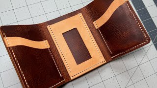 Making a Traditional Trifold Wallet [upl. by Bradstreet]