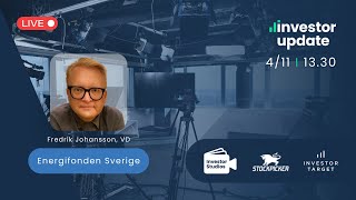 Investor Update  Energifonden Sverige [upl. by Ros588]