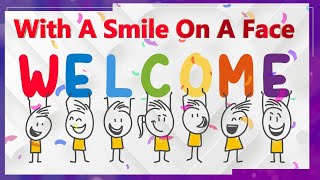 Welcome Song Lyrical  With A Smile On A Face  School Bell [upl. by Soph]