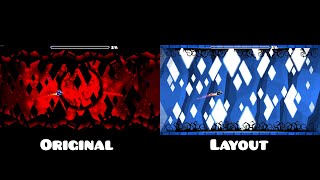 quotBloodlustquot Original vs Layout  Geometry Dash Comparison [upl. by Aihsein]